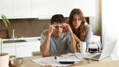 Stressed couple