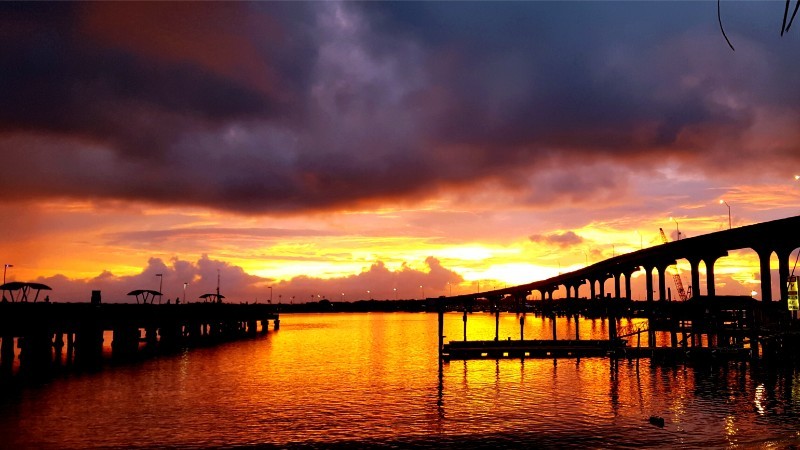 Sunset in Vilano Beach, FL